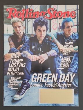 GREEN DAY ROLLING STONE MAGAZINE ISSUE 1270, SEPT 22, 2016 VG+ Cond
